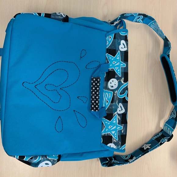 Justice Messenger Bag - shimmer Peace sign - Picture 4 of 5